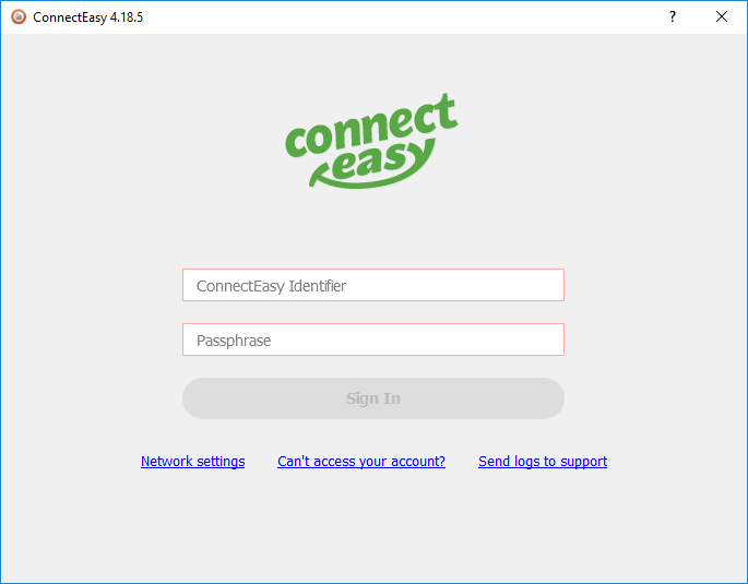 Connect Easy Client Login